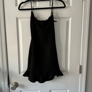 Black mini dress
